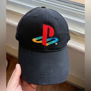 Sony Black Cap with Red, Yellow and Teal PlayStation Logo